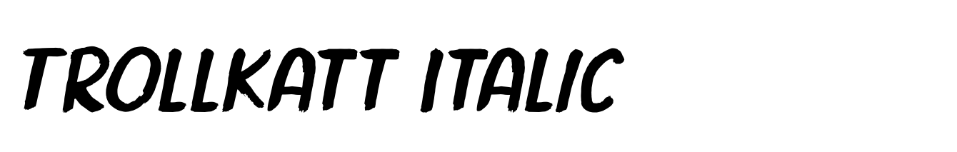 Trollkatt Italic